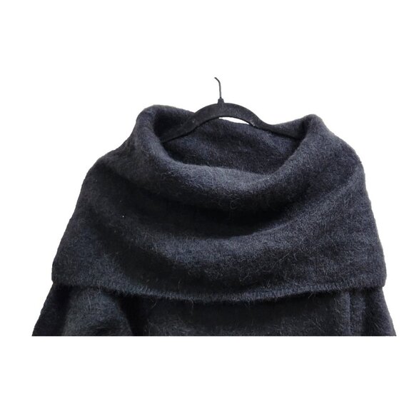 Banana Republic Alpaca Blend Cowl Neck Sweater Dress Black Women’s M Soft Cozy - Picture 3 of 15